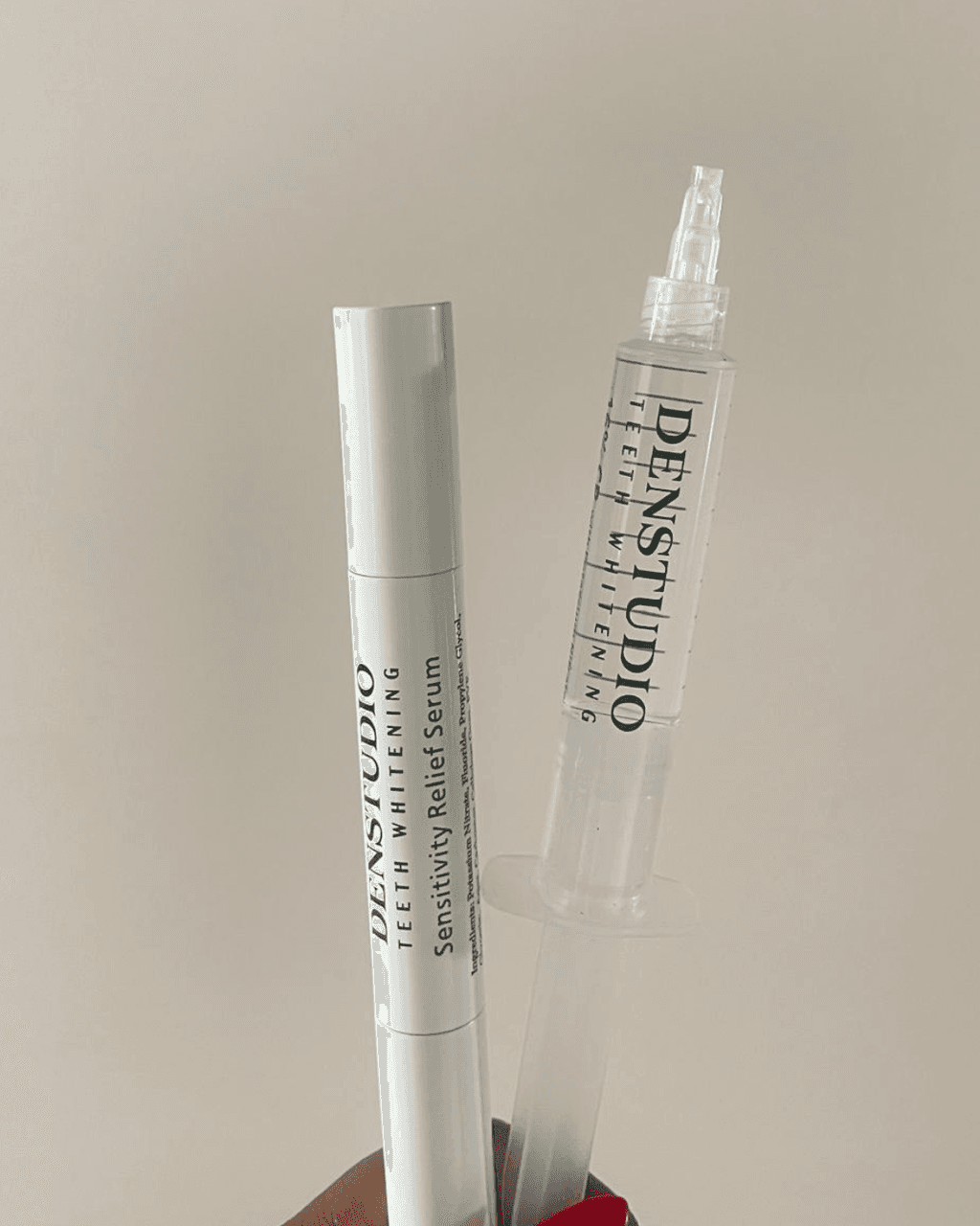 Denstudio whitening gels and sensitivity relief serum