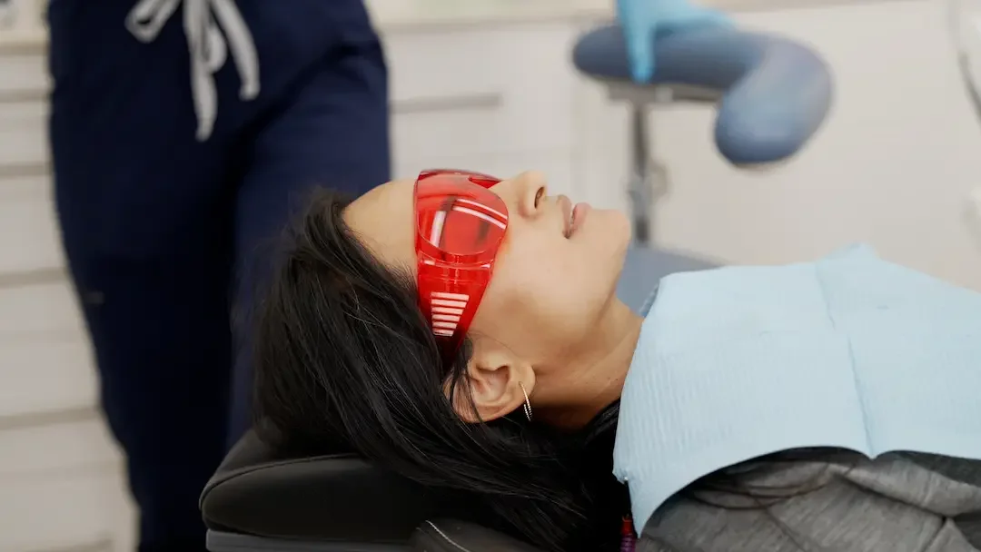 Composite bonding patient